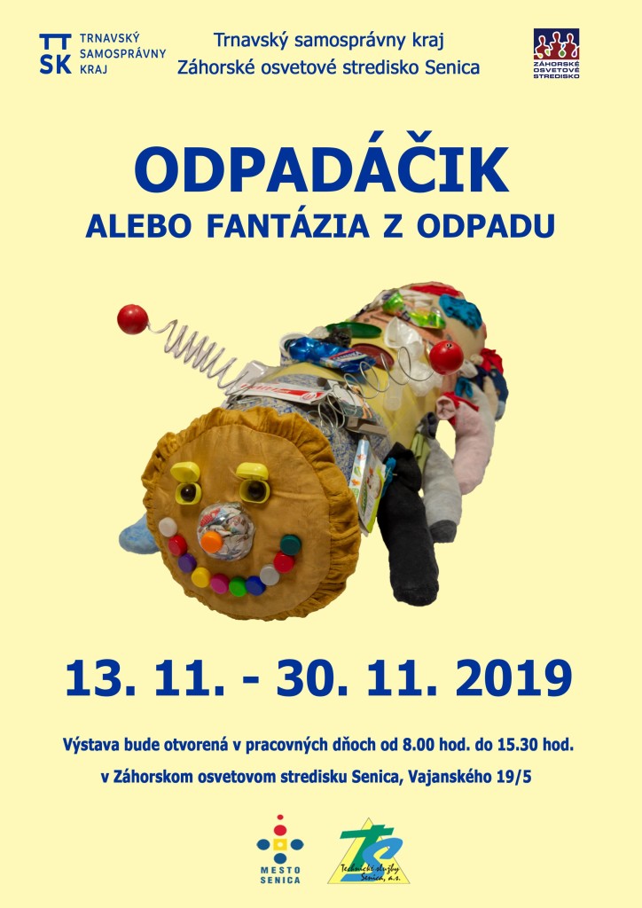 Plagát - Odpadáčik alebo fantázia z odpadu 2019